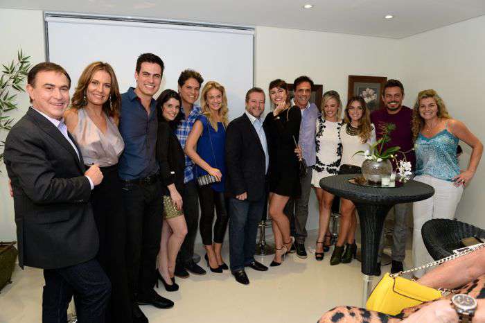 Foto de celebridades no evento da Master Health